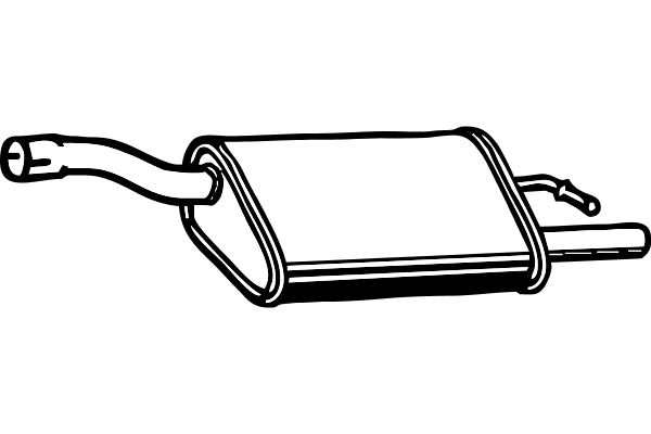 Rear Muffler (P2665)