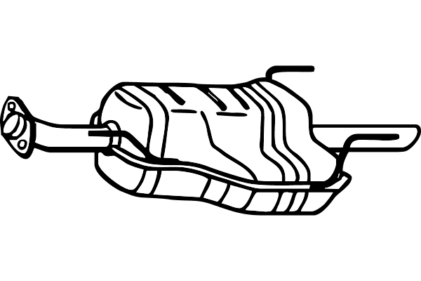 Rear Muffler (P4491)