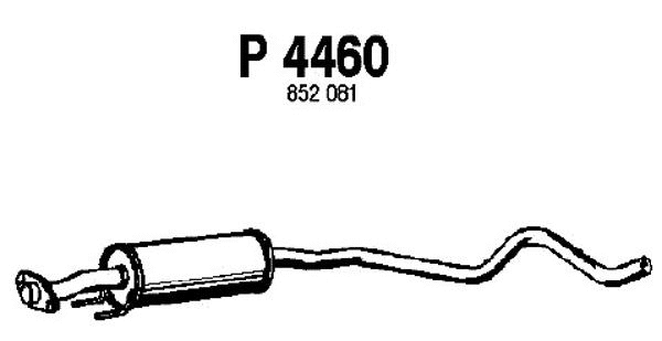 Centre Muffler (P4460)
