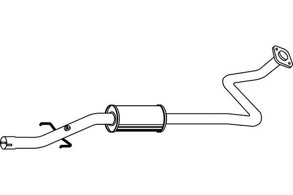 Centre Muffler (P6867)