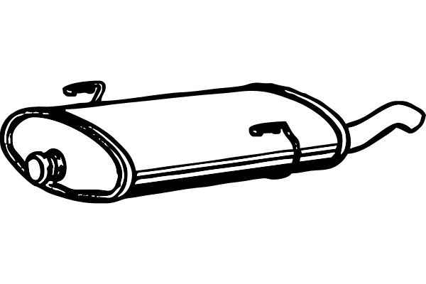 Rear Muffler (P4772)