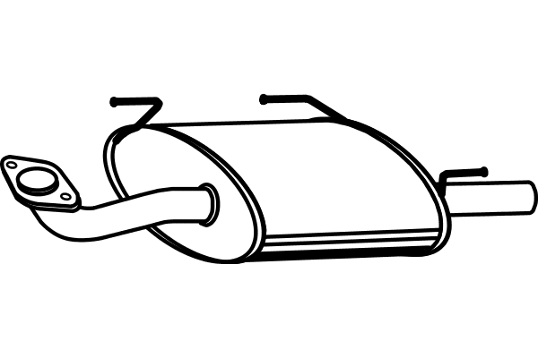 Rear Muffler (P4286)