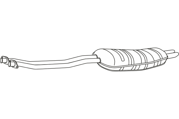 Rear Muffler (P1464)