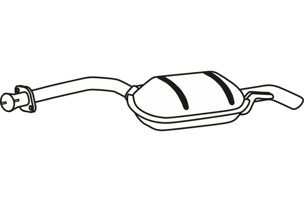 Centre Muffler (P3627)