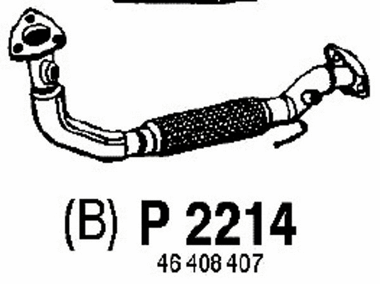 Exhaust Pipe (P2214)