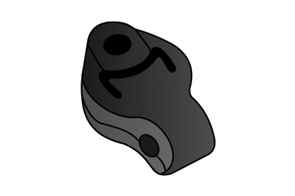 Rubber Strip, exhaust system (X30341)