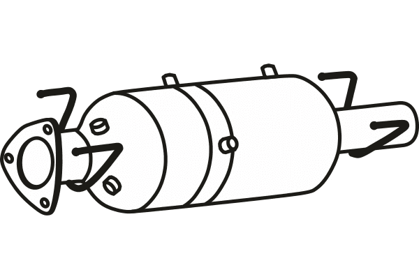Soot/Particulate Filter, exhaust system (P9885DPF)