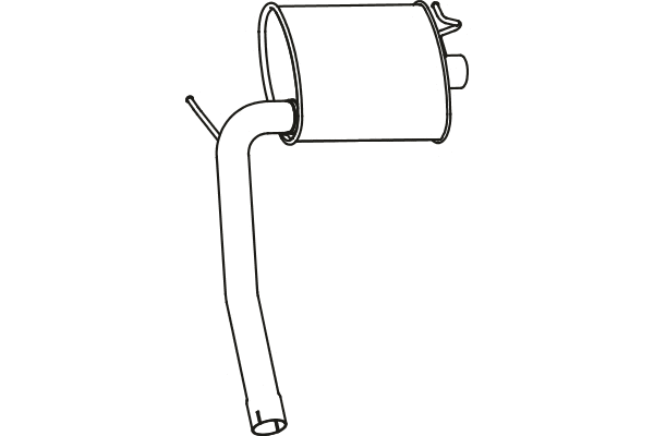 Rear Muffler (P7889)