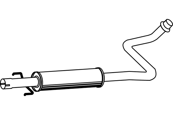 Centre Muffler (P6861)