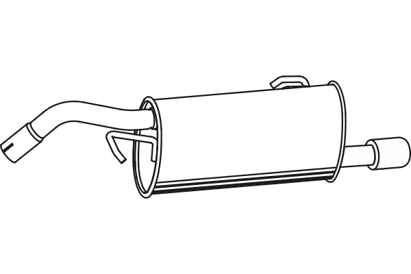 Rear Muffler (P38022)