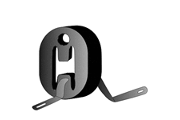 Rubber Strip, exhaust system (X50108)