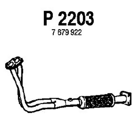 Exhaust Pipe (P2203)