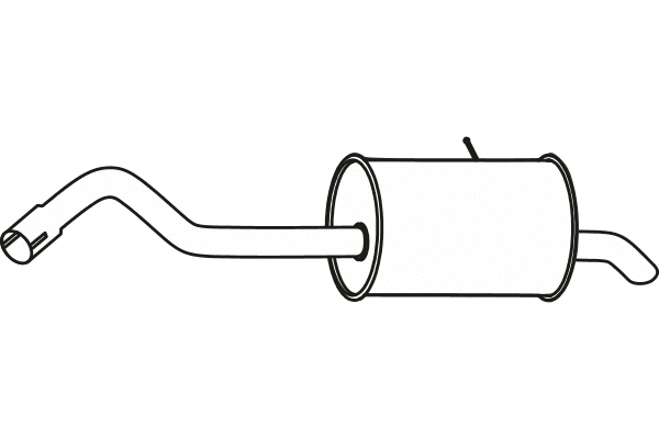 Rear Muffler (P49030)