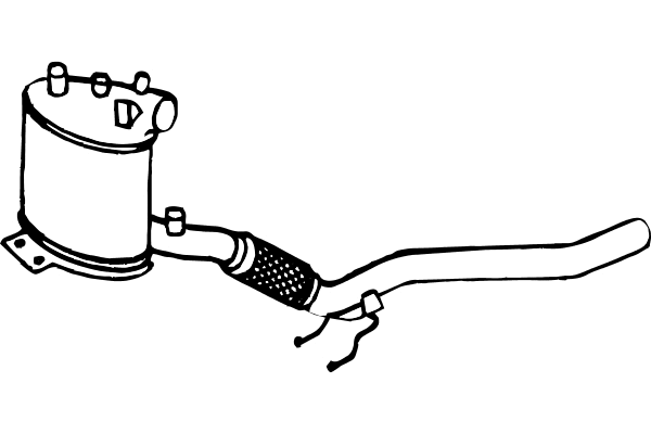 Soot/Particulate Filter, exhaust system (P9860DPF)