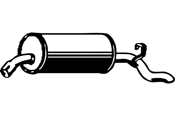Rear Muffler (P4433)
