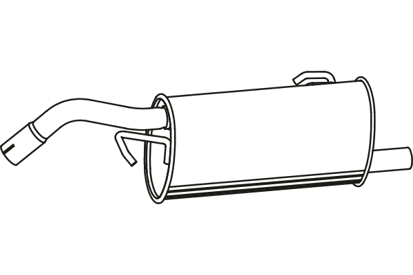 Rear Muffler (P3819)