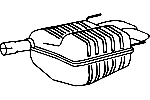Rear Muffler (P5397)