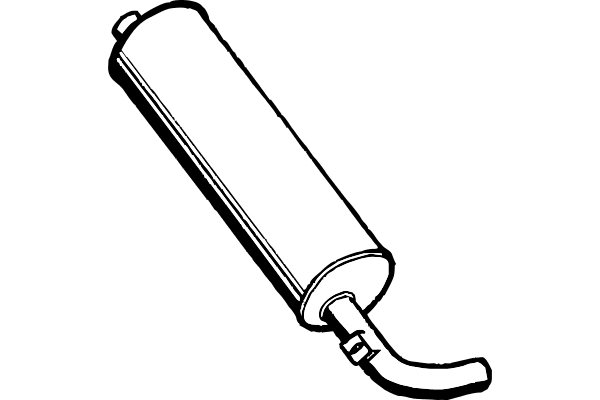 Rear Muffler (P3677)