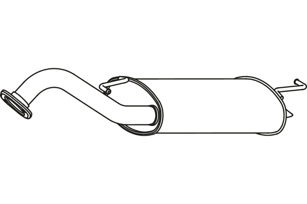 Rear Muffler (P6974)