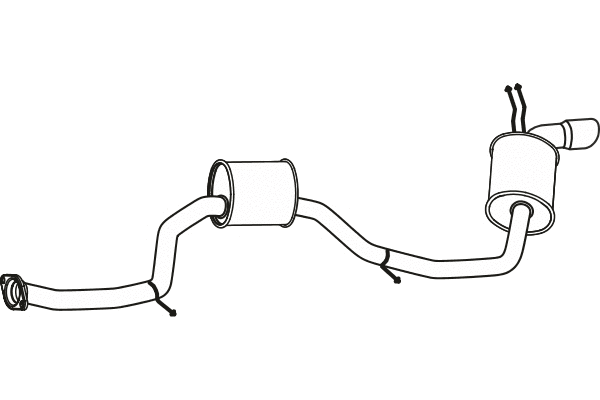 Rear Muffler (P66043)