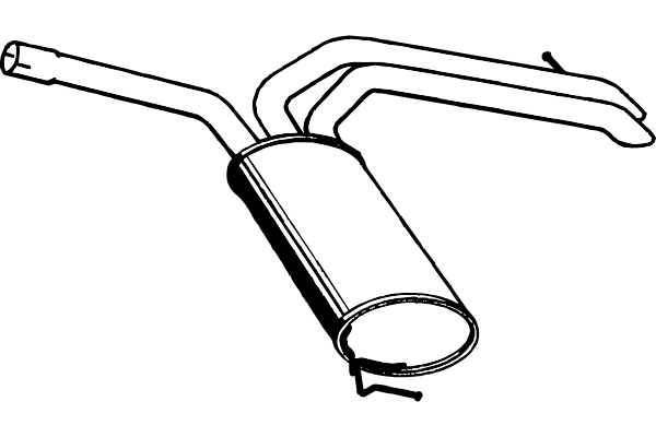 Rear Muffler (P5053)