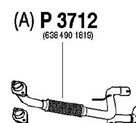 Exhaust Pipe (P3712)