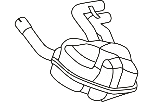 Rear Muffler (P30601)