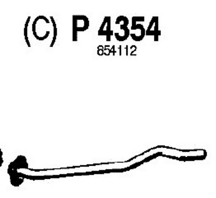 Exhaust Pipe (P4354)