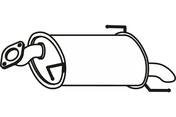Rear Muffler (P43058)