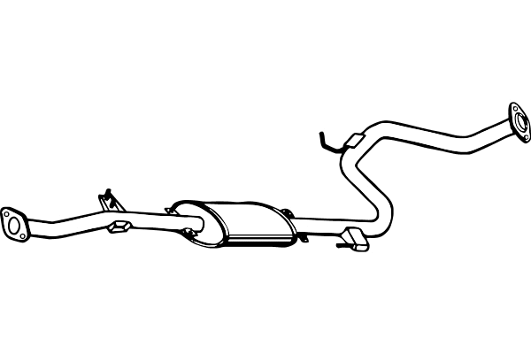 Centre Muffler (P3522)