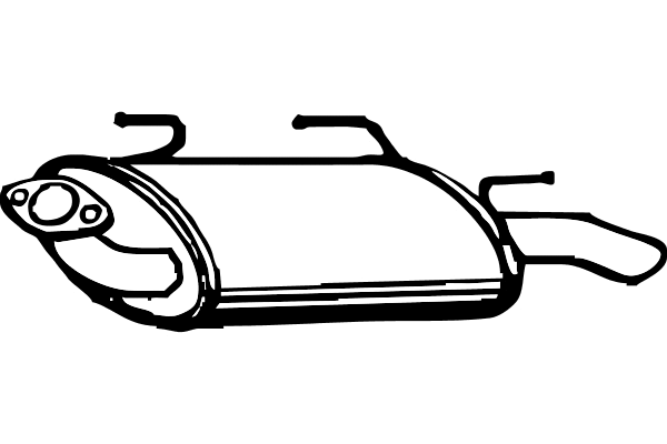 Rear Muffler (P4246)