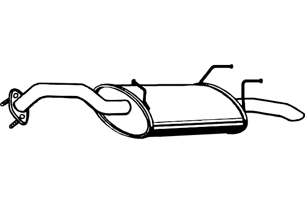 Rear Muffler (P4068)