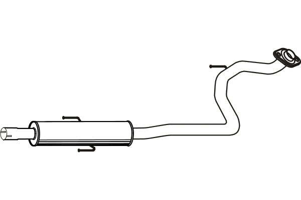 Centre Muffler (P6504)