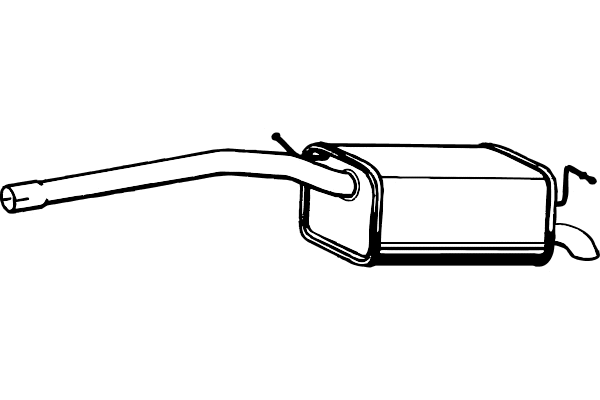 Rear Muffler (P7568)