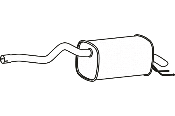 Rear Muffler (P22005)