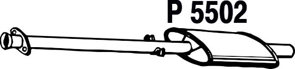 Centre Muffler (P5502)