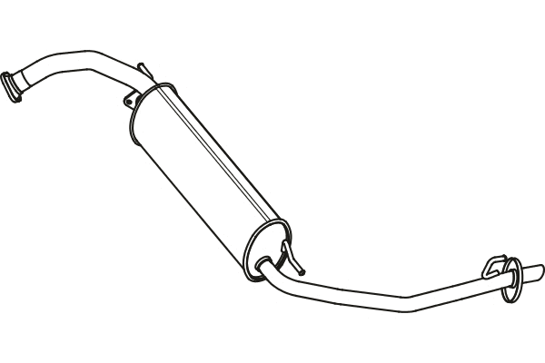 Rear Muffler (P2754)