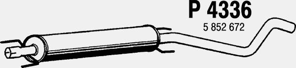 Centre Muffler (P4336)