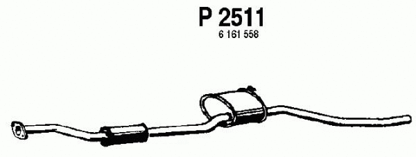 Centre Muffler (P2511)