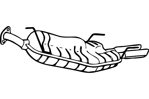 Rear Muffler (P4482)