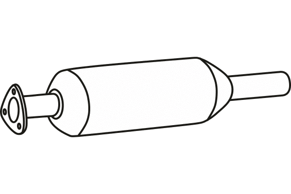 Soot/Particulate Filter, exhaust system (P9801DPF)