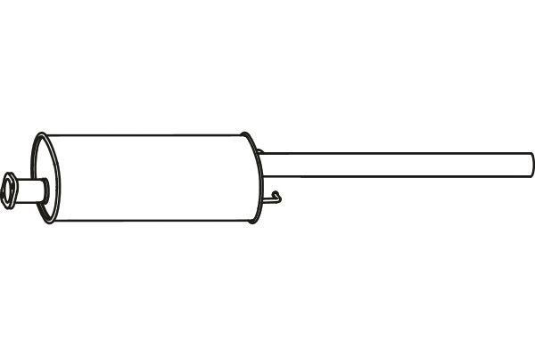 Centre Muffler (P2487)