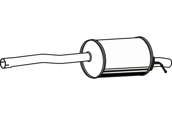 Rear Muffler (P1936)