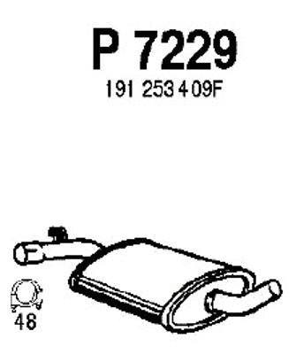Centre Muffler (P7229)