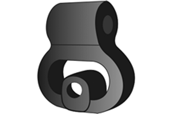 Rubber Strip, exhaust system (X30253)
