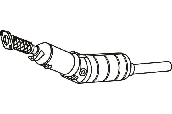 Soot/Particulate Filter, exhaust system (P9887DPF)