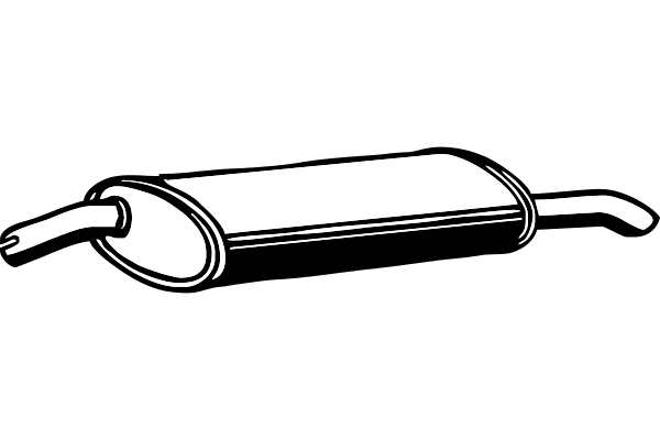 Rear Muffler (P4427)