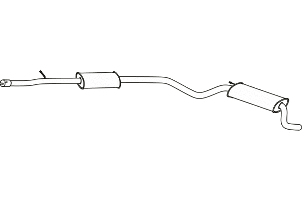 Rear Muffler (P22015)