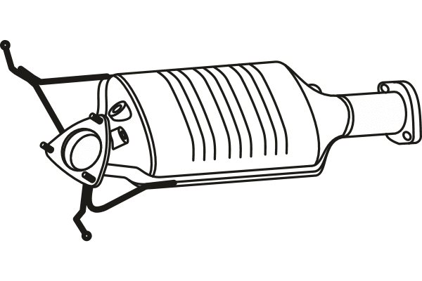 Soot/Particulate Filter, exhaust system (P8881DPF)