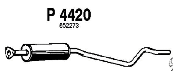 Centre Muffler (P4420)